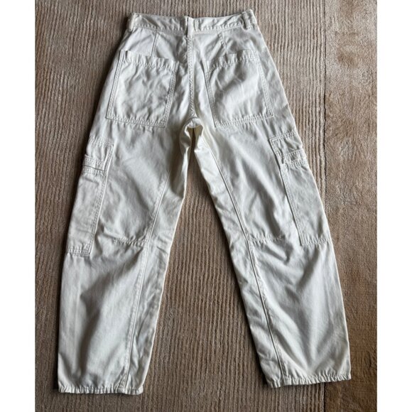 Citizens of Humanity Marcelle Low Rise Barrel Cargo Pants Pashmina Size 25 - Picture 10 of 12